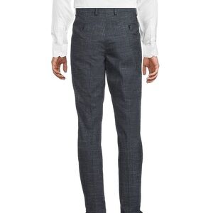 Murano Charcoal
Alex Slim Fit Flat Front Plaid Suit Separates Dress Pants 30/32